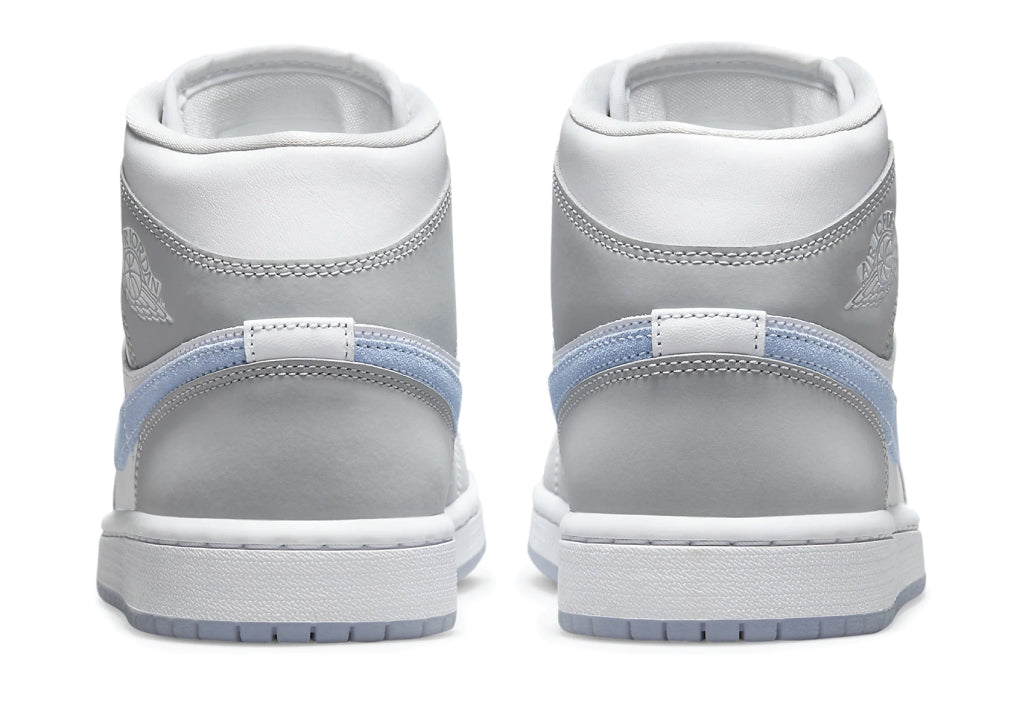 Air Jordan 1 Mid Grey Blue Wmns